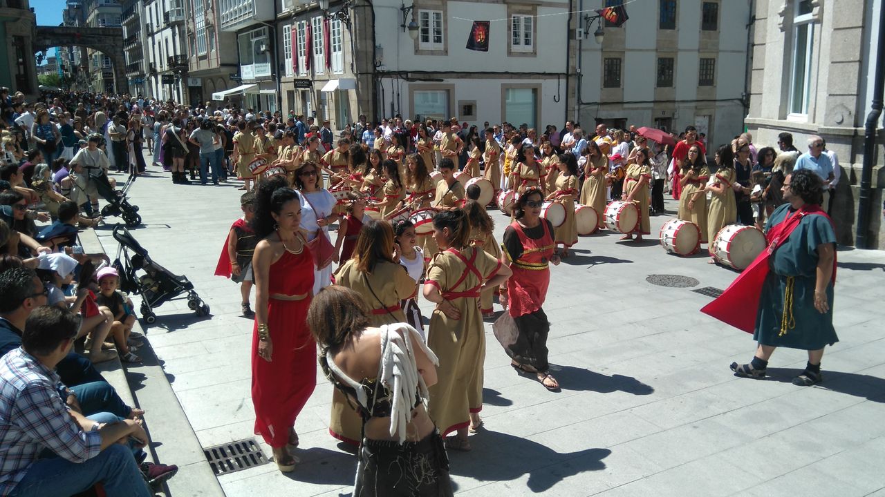 Festival romano en Lugo, España